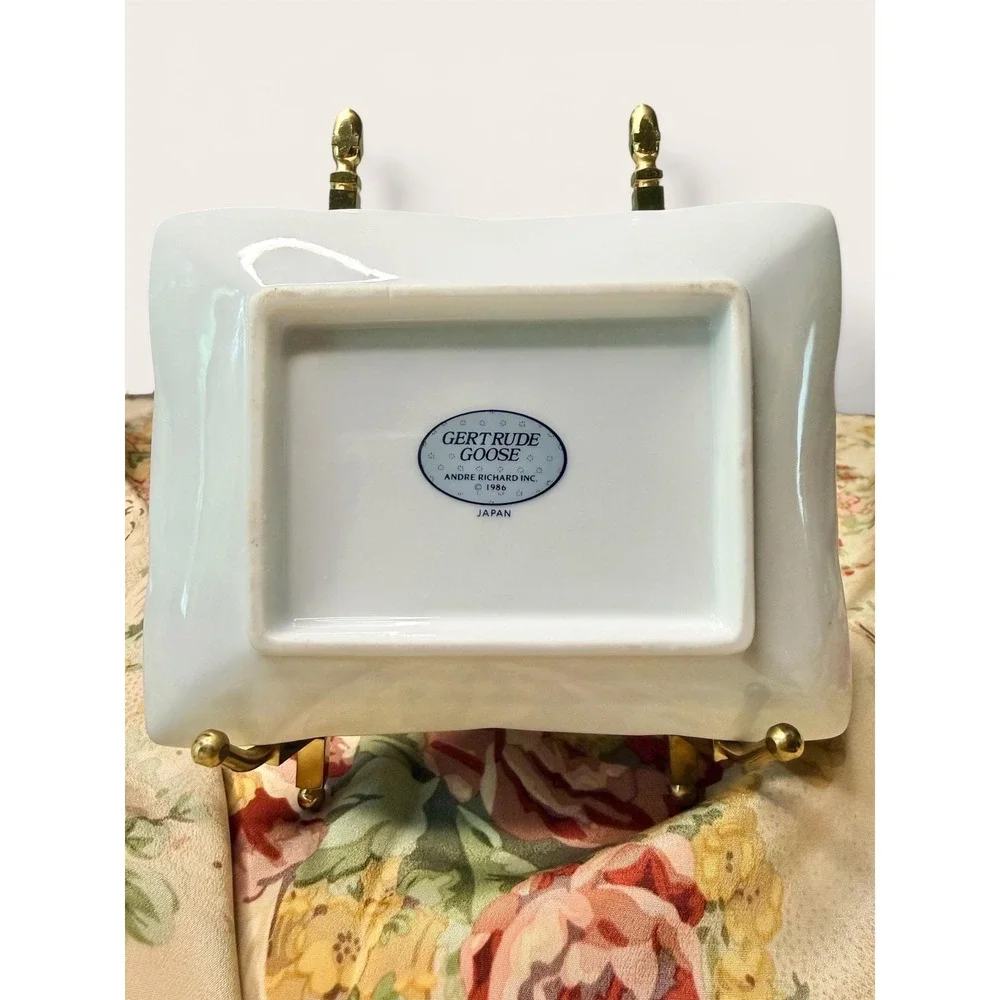 Vintage Gertrude Goose 1986 Soap Dish Japan Cottagecore Coastal Grandmillenial